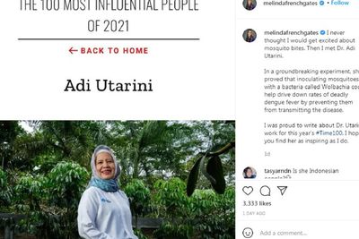 Melinda Gates Kagumi Adi Utarini, Peneliti UGM yang Masuk Daftar 100 Orang Berpengaruh!