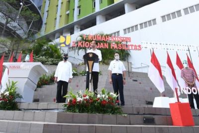 Sudah Diresmikan, Jokowi Berharap Rusun Pasar Rumput Bisa Ringankan Beban Masyarakat