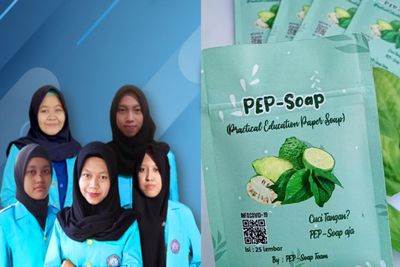 Keren! 5 Mahasiswi UNS Ini Ciptakan Sabun Kertas Berbahan Alami untuk Lawan Covid-19
