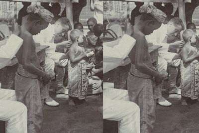 Foto Jadul Vaksinasi Black Death di Jawa Tahun 1935, Netizen Bandingkan dengan Covid-19