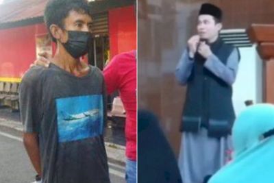 Sosok Penyerang Ustaz di Batam Disebut ODGJ, Tapi Teriak Saya Komunis saat Ditangkap