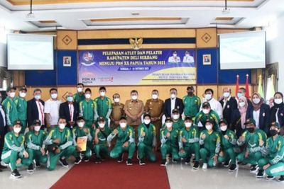 18 Atlet dan 10 Pelatih Asal Deli Serdang Masuk Tim Sumut di PON Papua, Ini Pesan Bupati