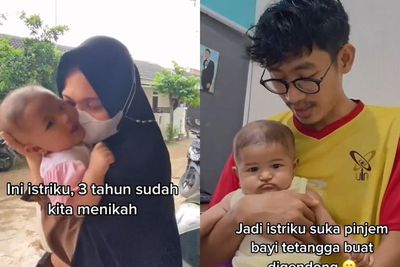 Nyesek! Belum Dikaruniai Anak, Pria Ini Curhat Sang Istri Selalu Gendong Anak Tetangga