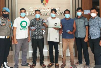 Berantas Judi Online, Polres Nagan Raya Aceh Tangkap Lima Warga Pelaku