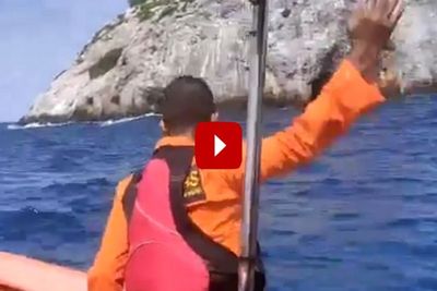 Viral Video Penyelamatan Pria yang Terdampar 2 Hari di Kepulauan Anambas