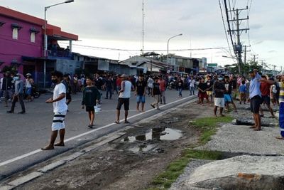 Miris, Warga Ketakutan, Dua Kelompok Pemuda Belawan Tawuran dengan Sajam