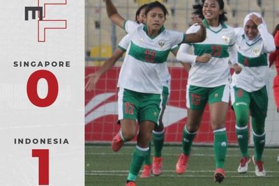 Menang 1-0 Atas Singapura, Timnas Putri Indonesia Bersyukur