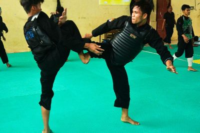 FOTO: Latihan Cabor Pencak Silat Sulawesi Selatan