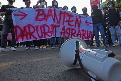 FOTO: Demo Sambut Hari Tani Nasional