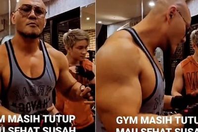 Deddy Corbuzier Asyik Joget Sindir Gym Tutup Tapi Mal Buka, Netizen Malah Salfok ke Azka