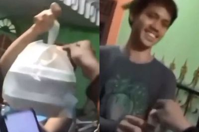 Kurir Ini Jalan Kaki Antar Makanan, Pembeli & Penjual Ternyata Tetangga