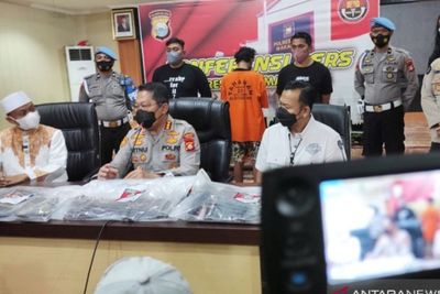 Jalani Tes Urine, Polisi: Tersangka Pembakar Mimbar Masjid Positif Narkoba