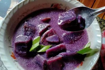 Kolak Ubi Ungu, Si Manis Pelengkap Waktu Bersantai Sore Hari