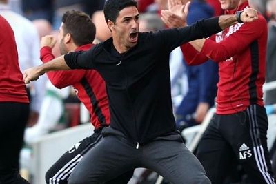 Selebrasi Emosional Mikel Arteta Saat Arsenal Menangi Derby London Utara