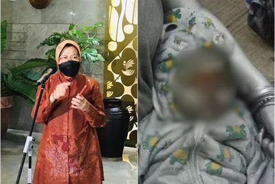 Mensos Risma Bawa Ibu dan Bayi Manusia Silver ke Balai, Janji Gelar Razia