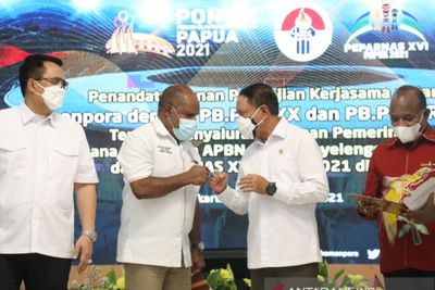 Kemenpora Berikan Dana Tambahan Rp831 Miliar untuk PON dan Peparnas Papua