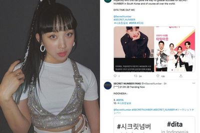 Dita Karang Trending Twitter Usai Didapuk Menjadi MC di Acara TV Korea Selatan