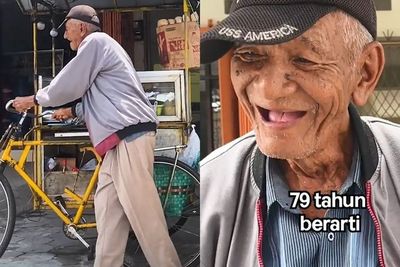 Viral Kakek Penjual Burger Usia 79 Tahun, Alasannya Masih Jualan Bikin Terharu