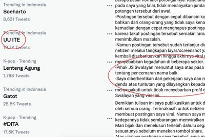 UU ITE Jadi Trending Topic Usai Karyawan Dipecat dan Didenda Gegara Curhat Gaji Dipotong