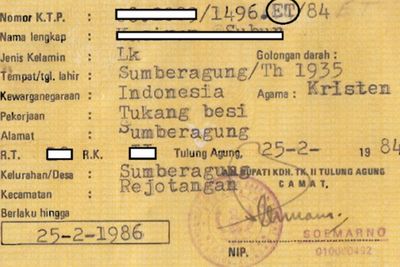 Mengenal KTP Berlabel ET untuk Eks Tapol Orde Baru, Pemiliknya Sulit untuk Bepergian