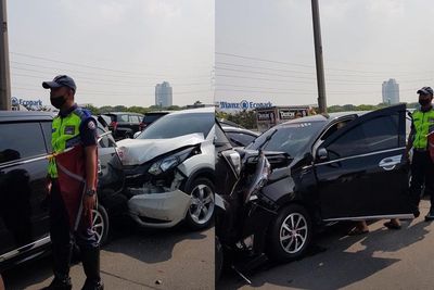 Viral! Kecelakaan Beruntun di Tol Ancol, Begini Kronologinya
