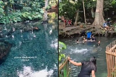 Buntut Viral di Medsos, Sumber Mata Air di Malang Ini Jadi Keruh dan Banyak Sampah