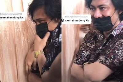 Sedih! Pria Ini Nangis Sesenggukan saat Hadir di Nikahan Mantan
