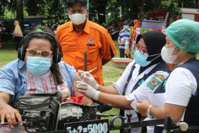 Hindari Penumpukan Massa, Pemkab Simalungun Gelar Vaksinasi Pakai Nomor Urut
