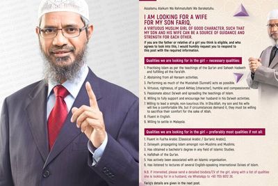 Ulama Zakir Naik Cari Calon Istri untuk Anak, Hafal Al-Qur an Jadi Salah Satu Kriterianya