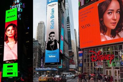 Artis dan Produk Indonesia Sering Mejeng di Times Square, Berapa Sih Biaya Iklannya?
