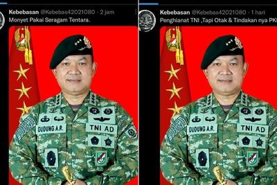 Viral Akun Twitter Hina Pangkostrad Dudung Abdurachman dengan Nama Binatang dan PKI