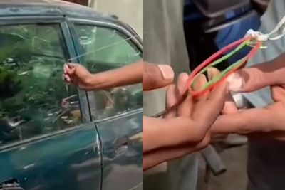 Video Komplotan Pencuri Pakai Karet Gelang untuk Pecahkan Kaca Mobil, Begini Caranya!