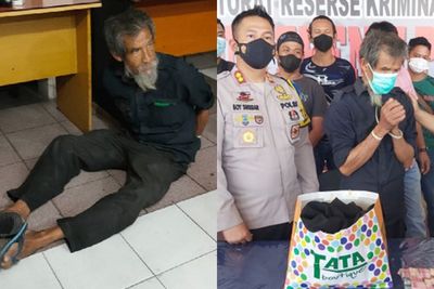 Ini Tampang Tunawisma yang Bunuh Pemilik Toko Pakai Tongkat Besi di Pematangsiantar