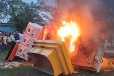 Tak Peduli Arahan Polisi, Emak-emak di Deliserdang Ngamuk dan Bakar Mesin Judi