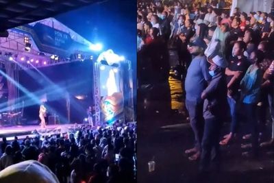 Jadi Sorotan, Begini Ekspresi Orang Papua saat Menonton Konser Musik Dangdut di Jayapura