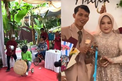 Viral Tamu Undangan Bawa Seserahan Unik, dari Pohon Hingga Bebek Hidup