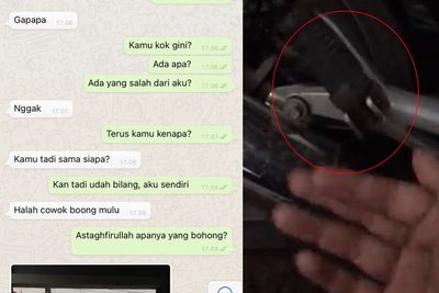 Viral Curhat Cowok yang Dituding Pacar Selingkuh Hanya karena Pijakan Kaki Motor Turun