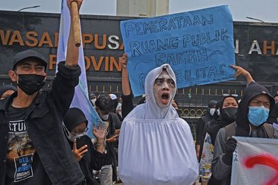 FOTO: Demo Tuntut Hak Penyandang Disabilitas