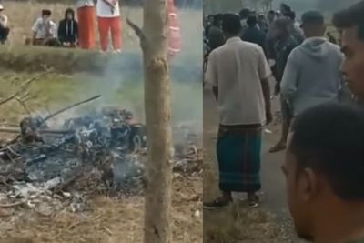 Viral Pria Diduga Maling Motor Dibakar Hidup-Hidup di Madura, Ditonton Ratusan Warga