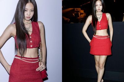Penampilan Elegan dan Seksi Jennie Blackpink di Acara Paris Fashion Week!