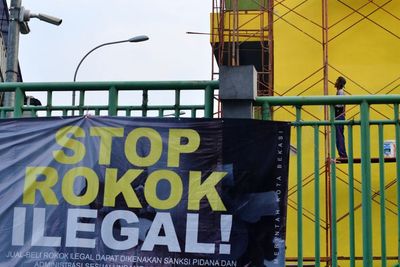 FOTO: Kampanye Stop Rokok Ilegal