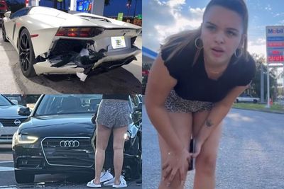 Wanita Ini Sebut Mobilnya Ditabrak Lamborghini, Kenyataan Sebenarnya Terkuak Lewat CCTV