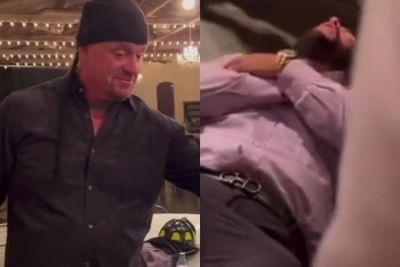Viral Video The Undertaker Membanting Penggemarnya dengan Tamparan Dada, Legenda WWE!