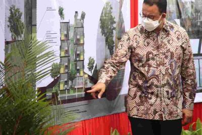 Anies Resmikan Pembangunan Rumah Susun untuk Warga Bukit Duri yang Digusur Ahok