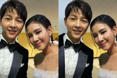 Bikin Iri! Shenina Cinnamon Unggah Foto Bareng Song Joong Ki