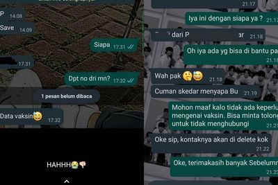 Langgar Privasi, Oknum Petugas Vaksin Malah Chat Genit ke Peserta Vaksinasi Wanita