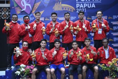 PON Papua: DKI Jakarta Rebut Emas Bulu Tangkis Beregu Putra dari Jawa Barat