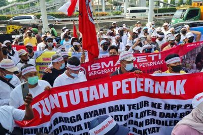 Peternak & Mahasiswa Gelar Aksi Damai Tuntut Harga Telur yang Anjlok