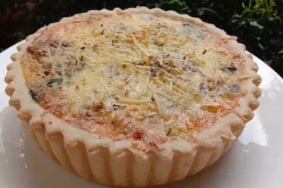 Resep Membuat Quiche Bayam dan Jamur