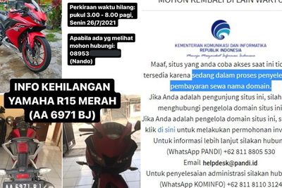Viral Lapor Kehilangan Motor ke Polisi, Disuruh Cek di Web Bareskrim, Hasilnya Malah Gini